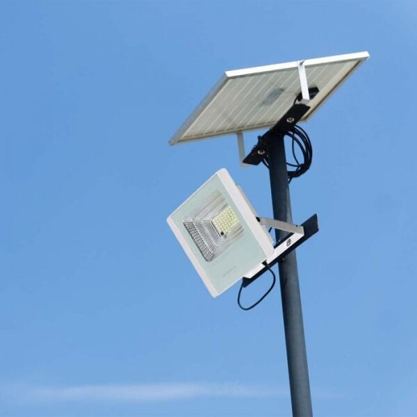 LED Proiettore solare da esterno LED/12W/3,2V IP65 4000K + +TC