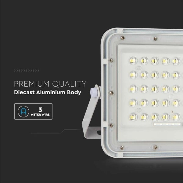 LED Proiettore solare da esterno LED/6W/3,2V IP65 4000K bianco + +TC