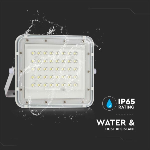 LED Proiettore solare da esterno LED/6W/3,2V IP65 4000K bianco + +TC