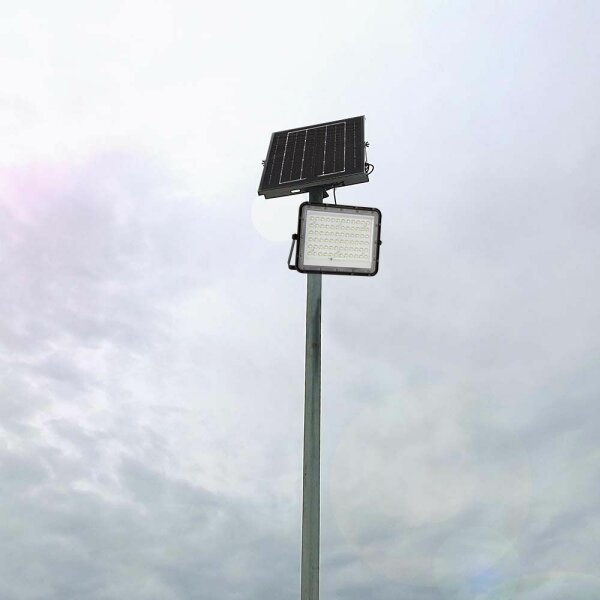 LED Proiettore solare da esterno LED/15W/3,2V IP65 4000K nero + +TC
