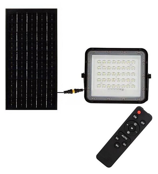 LED Proiettore solare da esterno LED/10W/3,2V IP65 4000K nero + +TC