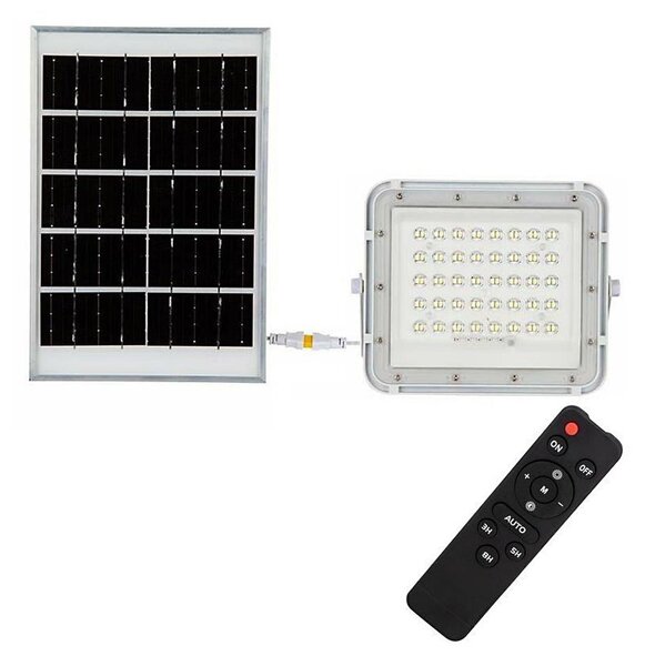 LED Proiettore solare da esterno LED/6W/3,2V IP65 4000K bianco + +TC