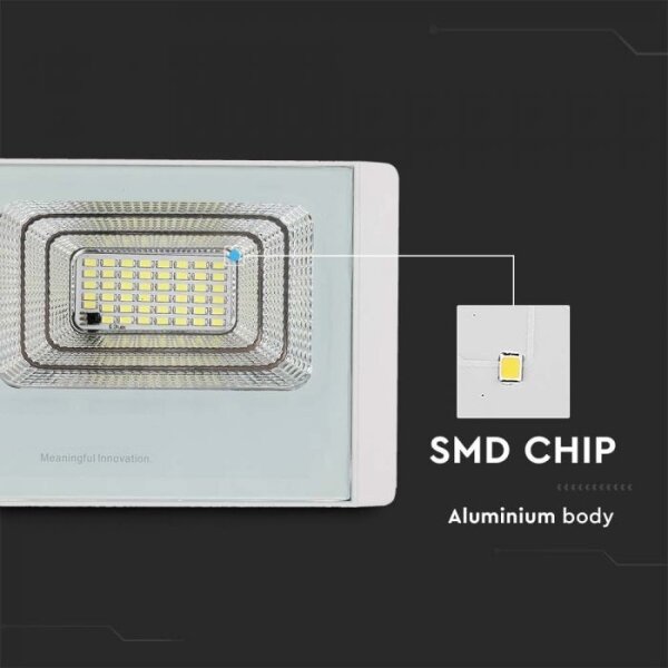 LED Proiettore solare da esterno LED/12W/3,2V IP65 4000K + +TC