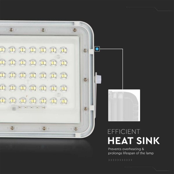 LED Proiettore solare da esterno LED/6W/3,2V IP65 4000K bianco + +TC