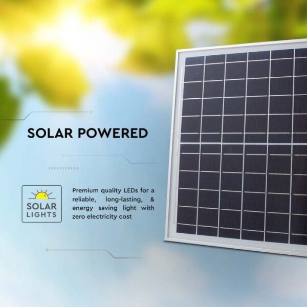 LED Proiettore solare da esterno LED/12W/3,2V IP65 6400K + +TC