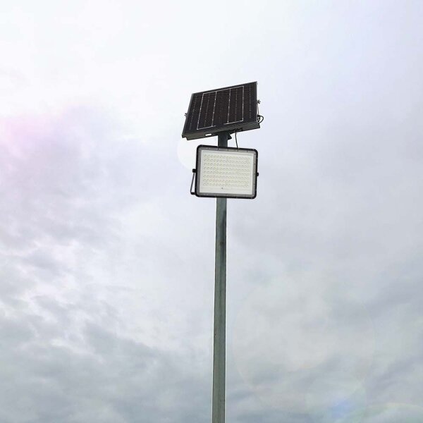 LED Proiettore solare da esterno LED/20W/3,2V 6400K nero + +TC