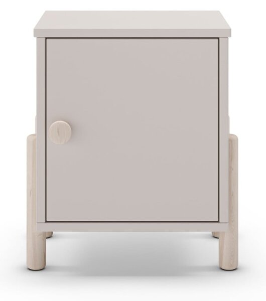 Comodino per bambini color crema in legno di pino Enola - Marckeric