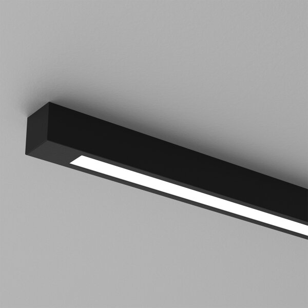 Plafoniera LUNGO T8 1xG13/18W/230V nera