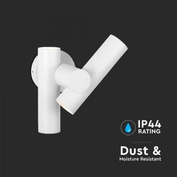 LED Luce Spot a parete da esterno 2xLED/3W/230V 4000K IP44 bianco