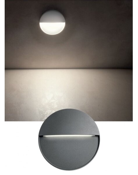 Redo 90472 - Applique a LED da esterno LANDER LED/3W/230V IP54 bianco