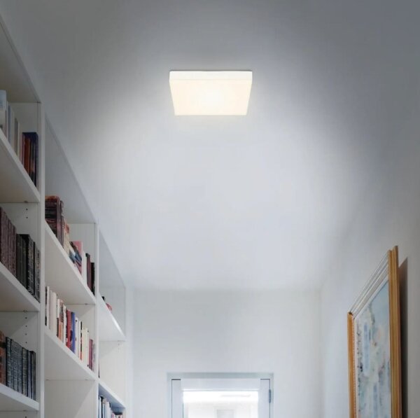 Briloner 7070-016 - Plafoniera LED FLAME LED/16W/230V bianco