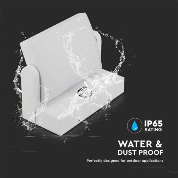 Lampada da parete per esterni LED con sensore LED/17W/230V 4000K IP65 bianco