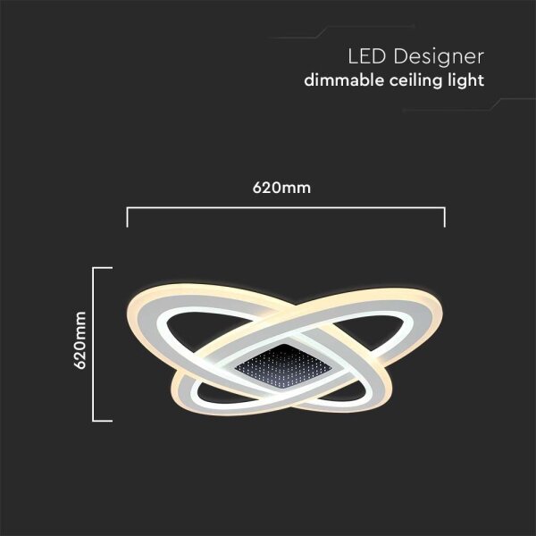 Plafoniera LED dimmerabile LED/130W/230V 3000-6500K + +TC
