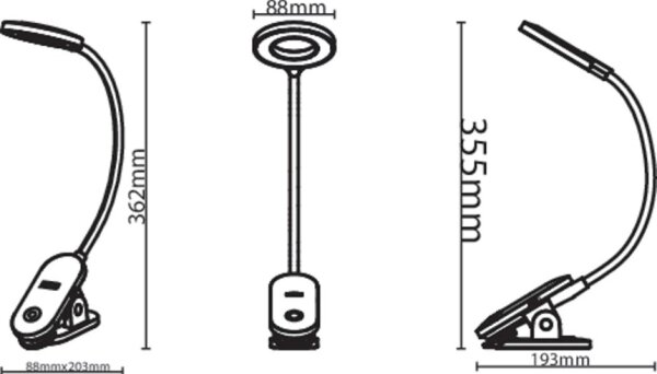 Philips - Lampada LED dimmerabile con clip FORYS LED/5W/5V CRI 90