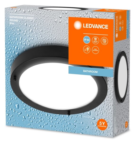 Ledvance - Plafoniera da bagno BATHROOM CLASSIC 1xE27/15W/230V IP44