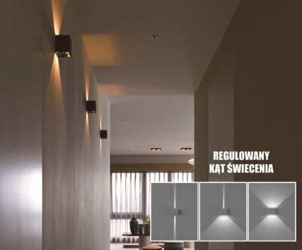 Applique a LED da esterno KREON 2xLED/3W/230V IP54 4000K nero
