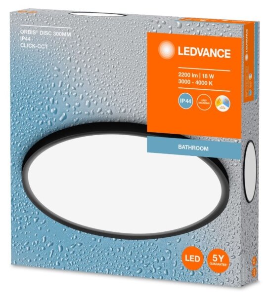 Ledvance - Plafoniera LED bagno DISC 18W 230V 3000/4000K IP44