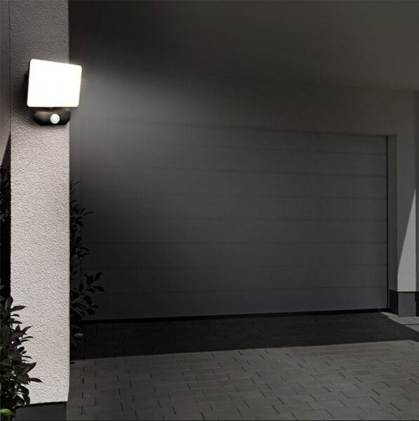 Solight WM-10WS-Q - Proiettore da esterno a LED con sensore LED/10W/230V 4000K IP44