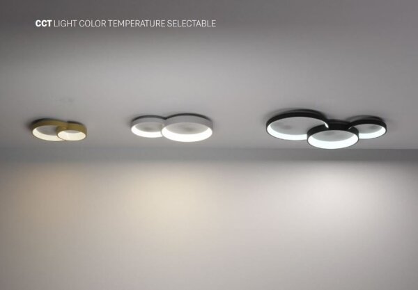 Redo 01-3375 - Plafoniera LED dimmerabile COMBI LED/72W/230V CRI98 nero