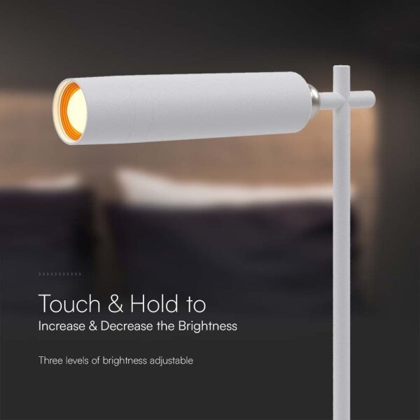 LED Lampada da tavolo magnetica dimmerabile LED/3W/5V 4000K 1500 mAh bianco