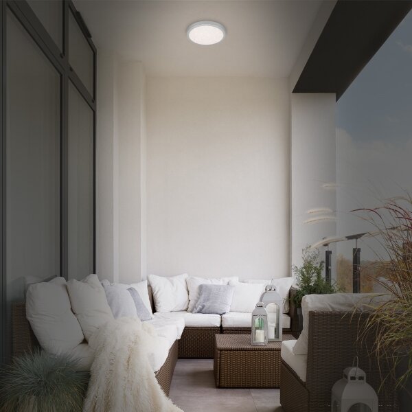 Brilo 3649-014 - Plafoniera LED da bagno RUNA LED/18,5W/230V IP44