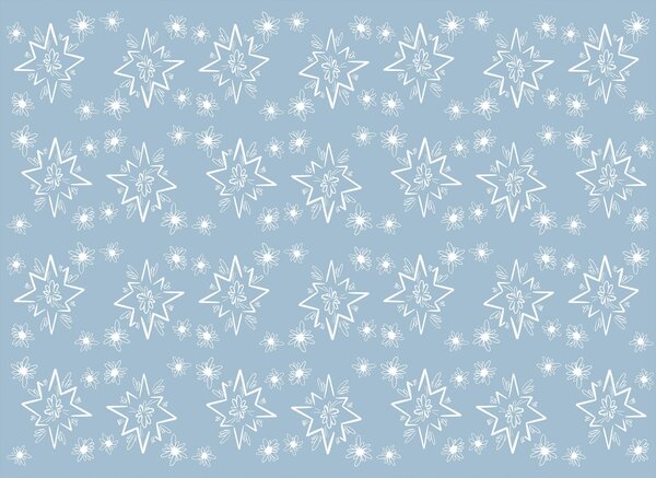 Carta da parati Sfondo blu con stelle bianche, Carta da parati Geometriche, Carta da parati popolare, t00454 - Tapeko.it
