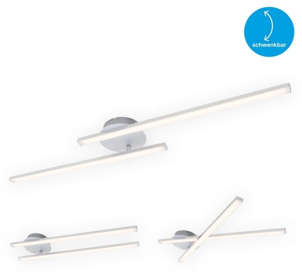 Briloner 3163-029 - Lampadario a plafone LED GO 2xLED/9W/230V