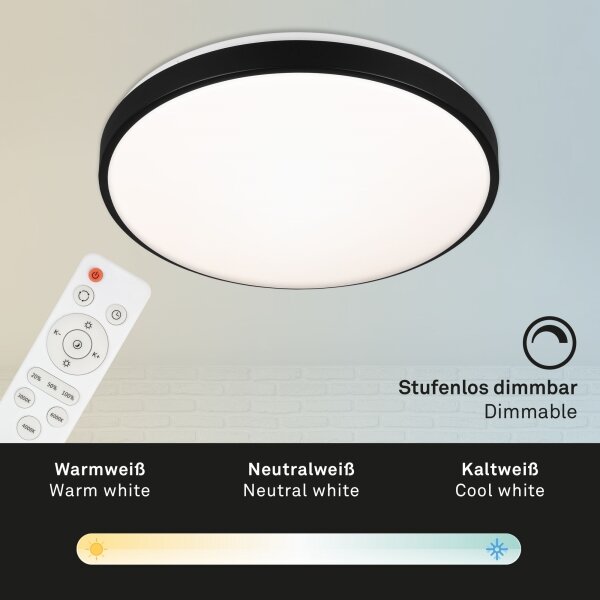 Briloner 3430-015 - Plafoniera LED dimmerabile MANNY LED/48W/230V + +TC