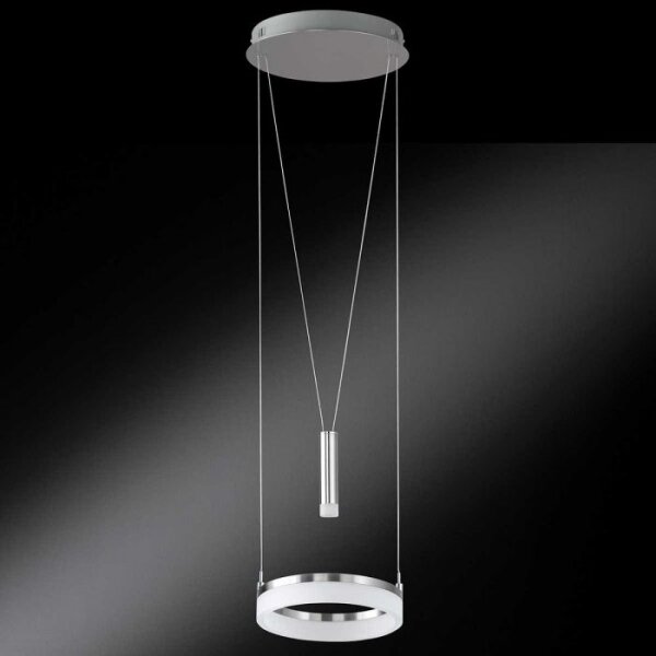 Wofi 6263.02.54.6250 -Lampadario a sospensione con filo LED dimmerabile JETTE LED/10W/230V + LED/1W