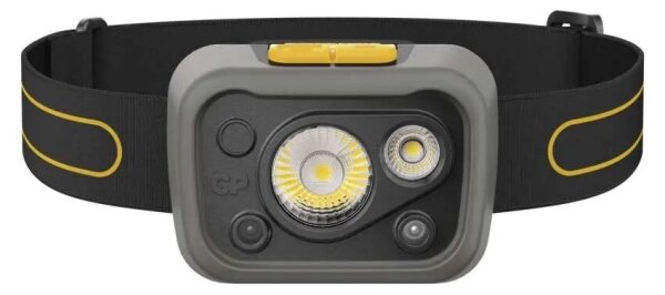 Lampada frontale dimmerabile a LED con sensore GP DISCOVERY CHW54 LED/3xAA IPX5