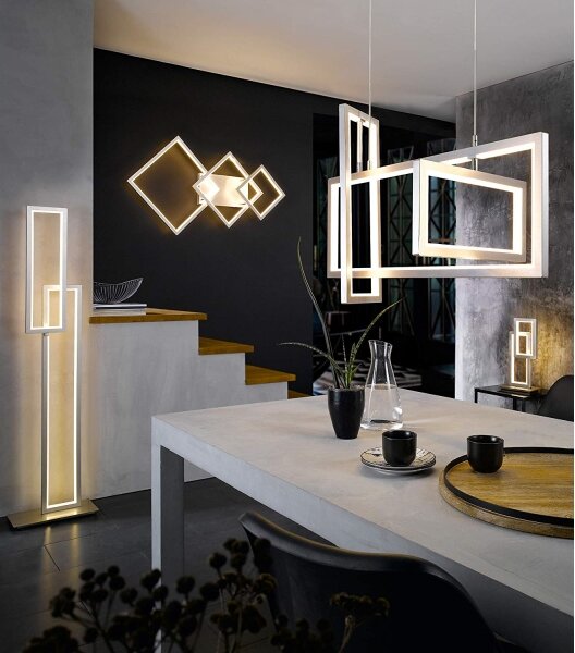Wofi 6531.03.64.8000 - Lampadario a sospensione con filo LED dimmerabile VISO LED/87W/230V