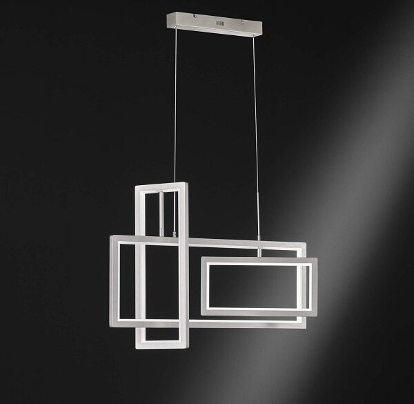 Wofi 6531.03.64.8000 - Lampadario a sospensione con filo LED dimmerabile VISO LED/87W/230V