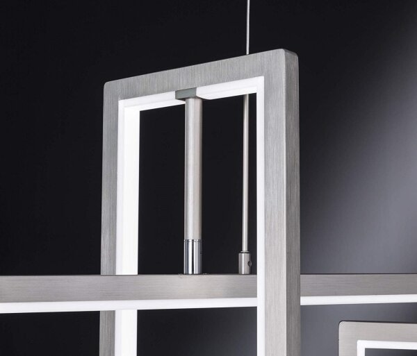 Wofi 6531.03.64.8000 - Lampadario a sospensione con filo LED dimmerabile VISO LED/87W/230V