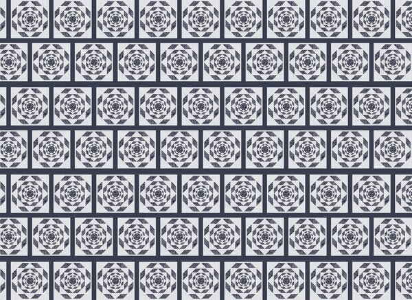 Carta da parati Motivo a quadrati e motivo floreale, Carta da parati Geometriche, Carta da parati popolare, t00480 - Tapeko.it