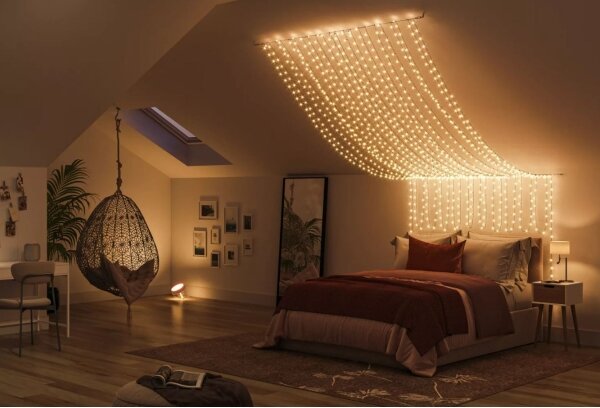 Philips-LED RGBW Catena dimmerabile per esterni HUE WACA 500xLED 44,4 m IP54