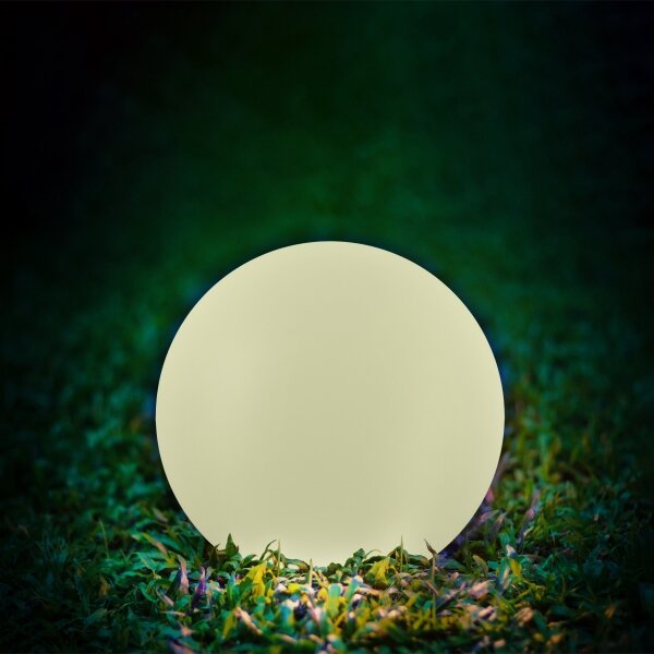 LED RGBW Lampada solare BALL LED/3,2V 500 mAh diametro 30 cm IP65 + telecomando
