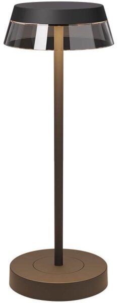 Redo 90312 - Lampada da tavolo LED dimmerabile ILUNA LED/2,5W/5V 3000 mAh IP65 nero