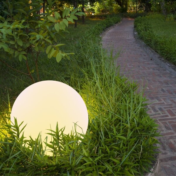 LED RGBW Lampada solare BALL LED/3,2V 500 mAh diametro 30 cm IP65 + telecomando