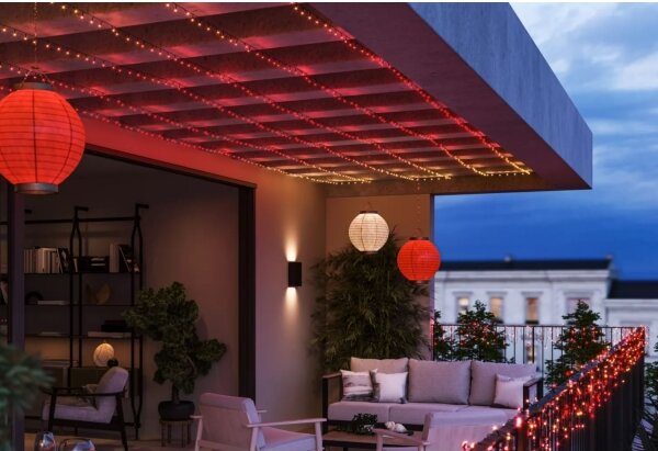 Philips-LED RGBW Catena dimmerabile per esterni HUE WACA 500xLED 44,4 m IP54