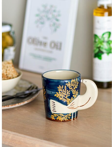 Tazza in gres blu 260 ml Hezha - Bloomingville