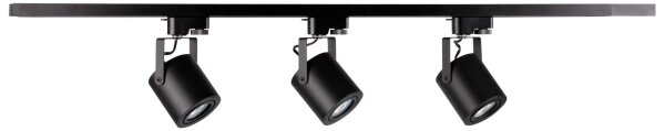 Faretto per sistema a binario MINOR 3xGU10/10W/230V + 1 m rotaia sistema