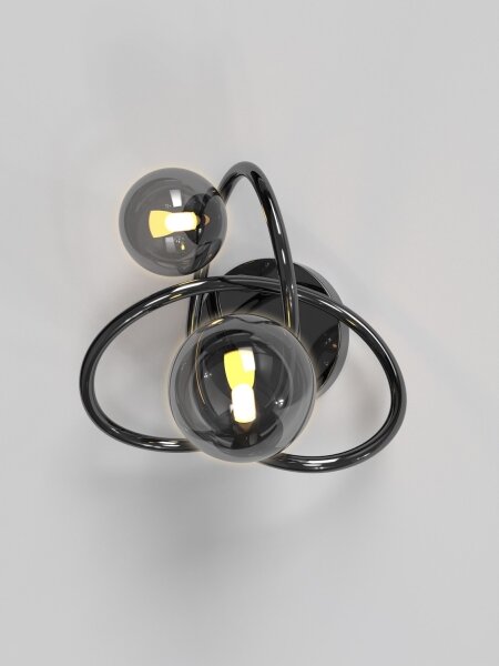 Wofi 4014-205 - Applique a LED NANCY 2xG9/3,5W/230V nero/cromo