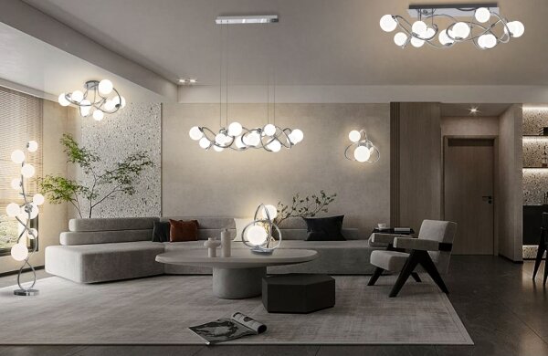 Wofi 8014-207 - Lampada da tavolo LED NANCY 2xG9/3,5W/230V cromo lucido