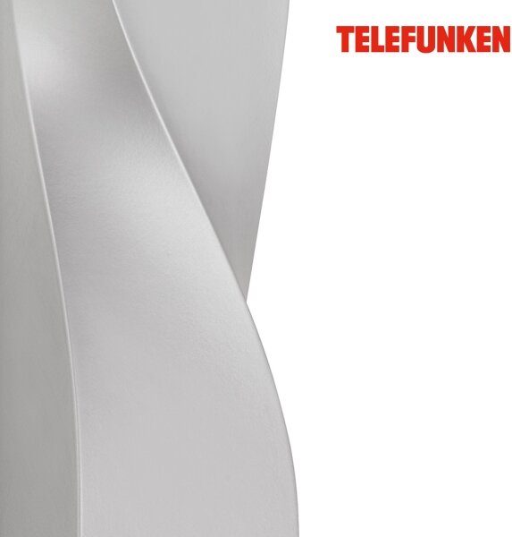 Telefunken 312704TF-Applique a LED da esterno 2xLED/5,5W/230V IP44 argento