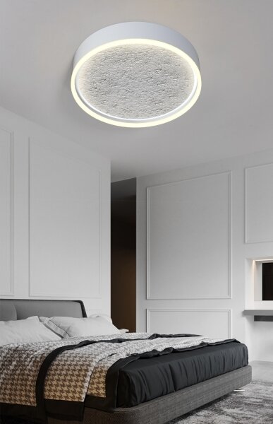 Wofi 9002-103M - Plafoniera LED dimmerabile BORDEAUX LED/37W/230V argento