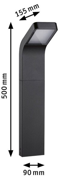 Paulmann 94746 - LED/7,5W IP44 Lampada da esterno KULMA 230V