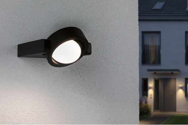 Paulmann 94406 - LED/8W IP44 Applique da esterno SWIVEA 230V