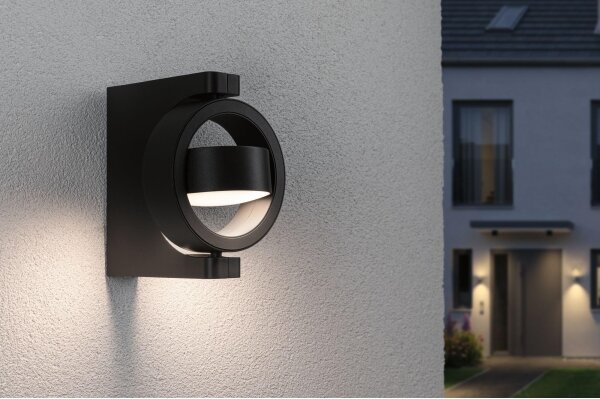 Paulmann 94406 - LED/8W IP44 Applique da esterno SWIVEA 230V