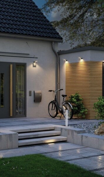 Paulmann 94252 - LED/1,2W IP44 Lampada solare da esterno con sensore SOLEY 230V