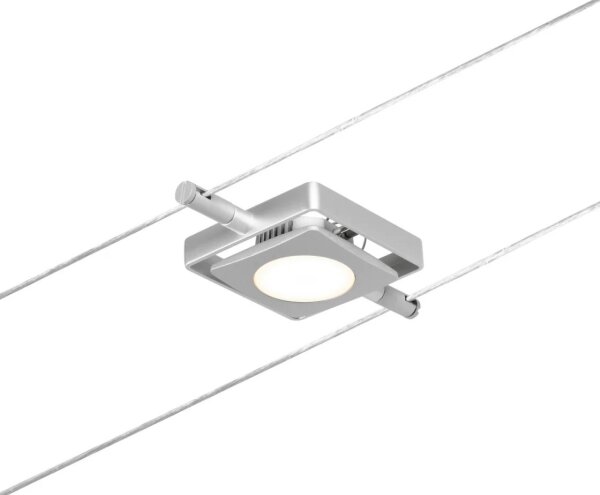 Paulmann 94420 - Kit completo sistema a cavo MAC 230V, 5x LED da 4,5W, cromo opaco